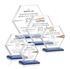 Barnett VividPrint Award - Blue - Octagon Awards