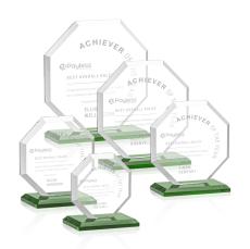 Leyland Award - Green - Crystal Awards