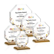 Leyland VividPrint Award - Amber - Octagon Awards