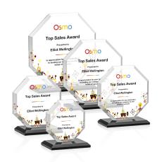 Leyland VividPrint Award - Black - Octagon Awards