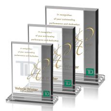 Claremont Award - Grey - Crystal Awards