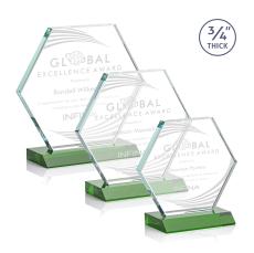 Pickering Award - Green - Crystal Awards