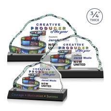 Highbridge VividPrint Award - Black - Crystal Awards