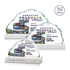 Highbridge VividPrint Award - White - Crystal Awards