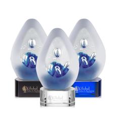 Galaxy Award on Paragon Base - Art Glass Awards