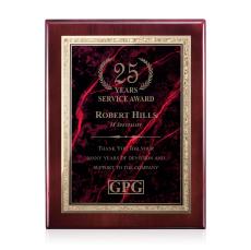 Gemstone Rosewood Plaque - Rosewood/Garnetine - Premium Plaques