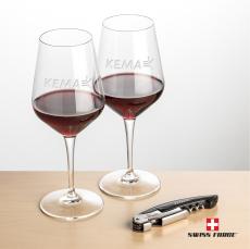 Swiss Force Opener & Germain Wine - Glasses Sets