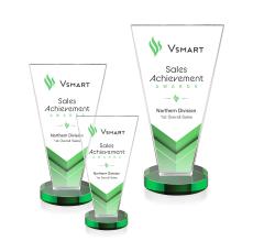 Burney VividPrint Award - Green  - Octagon Awards