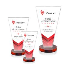 Burney VividPrint Award - Red - Octagon Awards