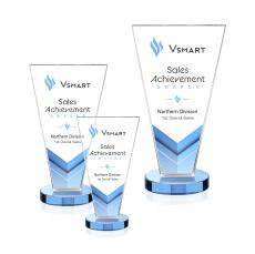 Burney VividPrint Award - Sky Blue - Full Color Awards