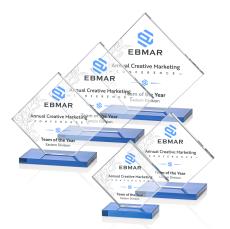 Wellington VividPrint Award - Sky Blue  - Full Color Awards