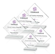 Wellington VividPrint Award - White  - Full Color Awards