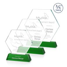 Ralston Award - Green - Crystal Awards