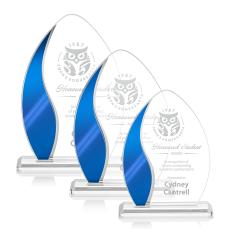 Sherborne Award - Blue - Glass Awards