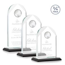 Blake Globe Award - Black - Crystal Globe Awards