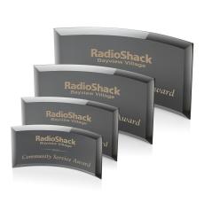 Bancroft Award - Black - Colored Crystal Awards