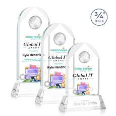 Blake Globe VividPrint Award on Newhaven - Starfire - Crystal Globe Awards