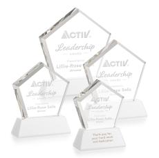 Genosee Award on Base - White - Octagon Awards