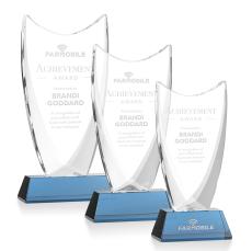 Dawkins Award - Sky Blue - Crystal Awards