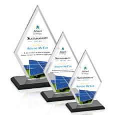Tuscany VividPrint Award - Black - Crystal Awards
