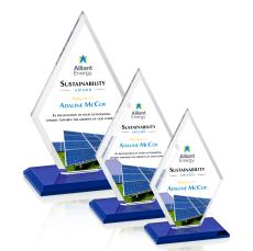 Tuscany VividPrint Award - Blue - Crystal Awards