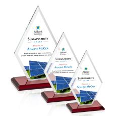 Tuscany VividPrint Award - Red - Crystal Awards