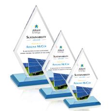 Tuscany VividPrint Award - Sky Blue - Crystal Awards