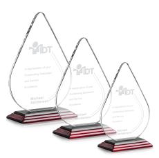 Glenhazel Award - Rosewood - Crystal Awards