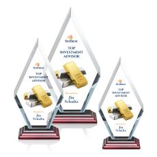 Cancun VividPrint Award - Rosewood - Crystal Awards