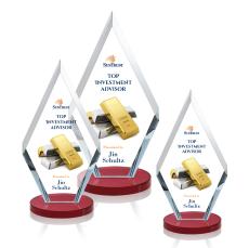 Cancun VividPrint Award - Red - Crystal Awards