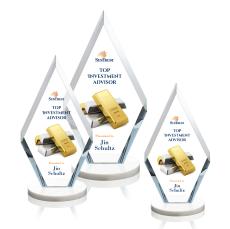 Cancun VividPrint Award - White - Crystal Awards