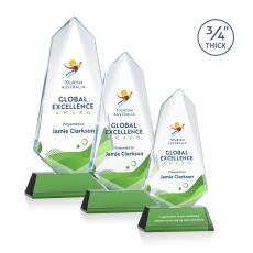 Sheridan VividPrint Award on Newhaven - Green - Crystal Awards