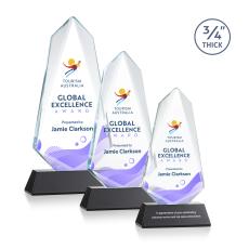 Sheridan VividPrint Award on Newhaven - Black - Crystal Awards