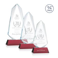 Sheridan Award on Newhaven - Red - Crystal Awards