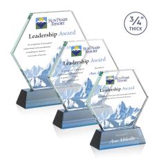 Pickering on Newhaven VividPrint Award - Sky Blue - Crystal Awards