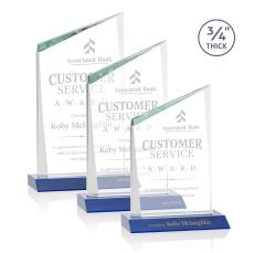 Scarsdale Award - Blue - Crystal Awards