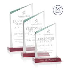 Scarsdale Award - Red - Crystal Awards