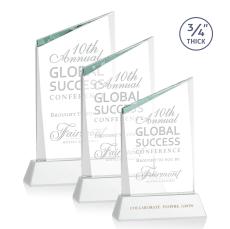 Scarsdale Award on Newhaven - White - Crystal Awards