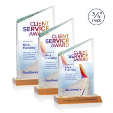 Scarsdale VividPrint Award - Amber - Crystal Awards