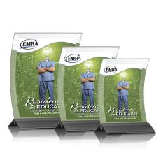 Dominga VividPrint Award - Black - Crystal Awards