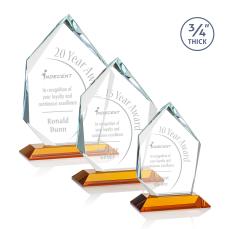 Deerhurst Ice Peak Award - Amber - Crystal Awards
