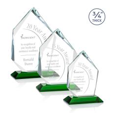Deerhurst Ice Peak Award - Green - Crystal Awards