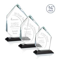 Deerhurst Ice Peak Award - Black - Crystal Awards