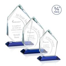 Deerhurst Ice Peak Award - Blue  - Crystal Awards