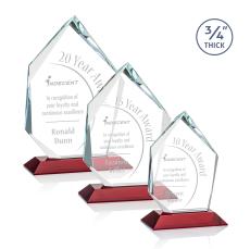 Deerhurst Ice Peak Award - Red - Crystal Awards