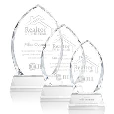 Wilton Award on Newhaven Base - Clear - Crystal Awards