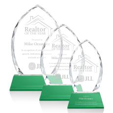 Wilton Award on Newhaven Base - Green - Recognition Awards