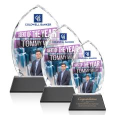 Wilton VividPrint Award on Newhaven - Black - Colored Crystal Awards