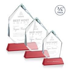 Deerhurst Ice Peak Award on Newhaven - Red - Crystal Awards