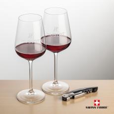 Swiss Force Opener & Elderwood Wine - Glasses Sets